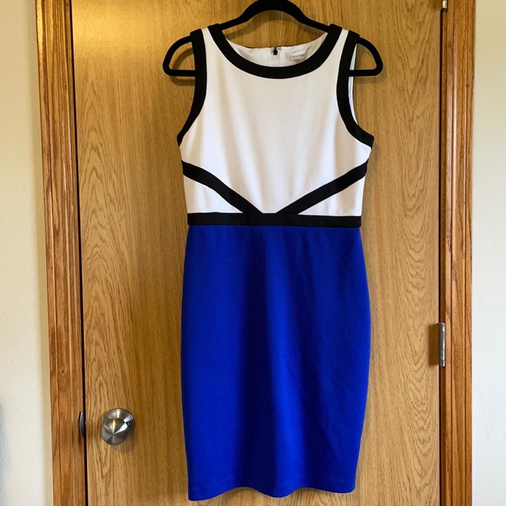Calvin Klein Color Block Dress